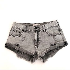 PacSun Bullhead Destroy Distress Festival Shorts